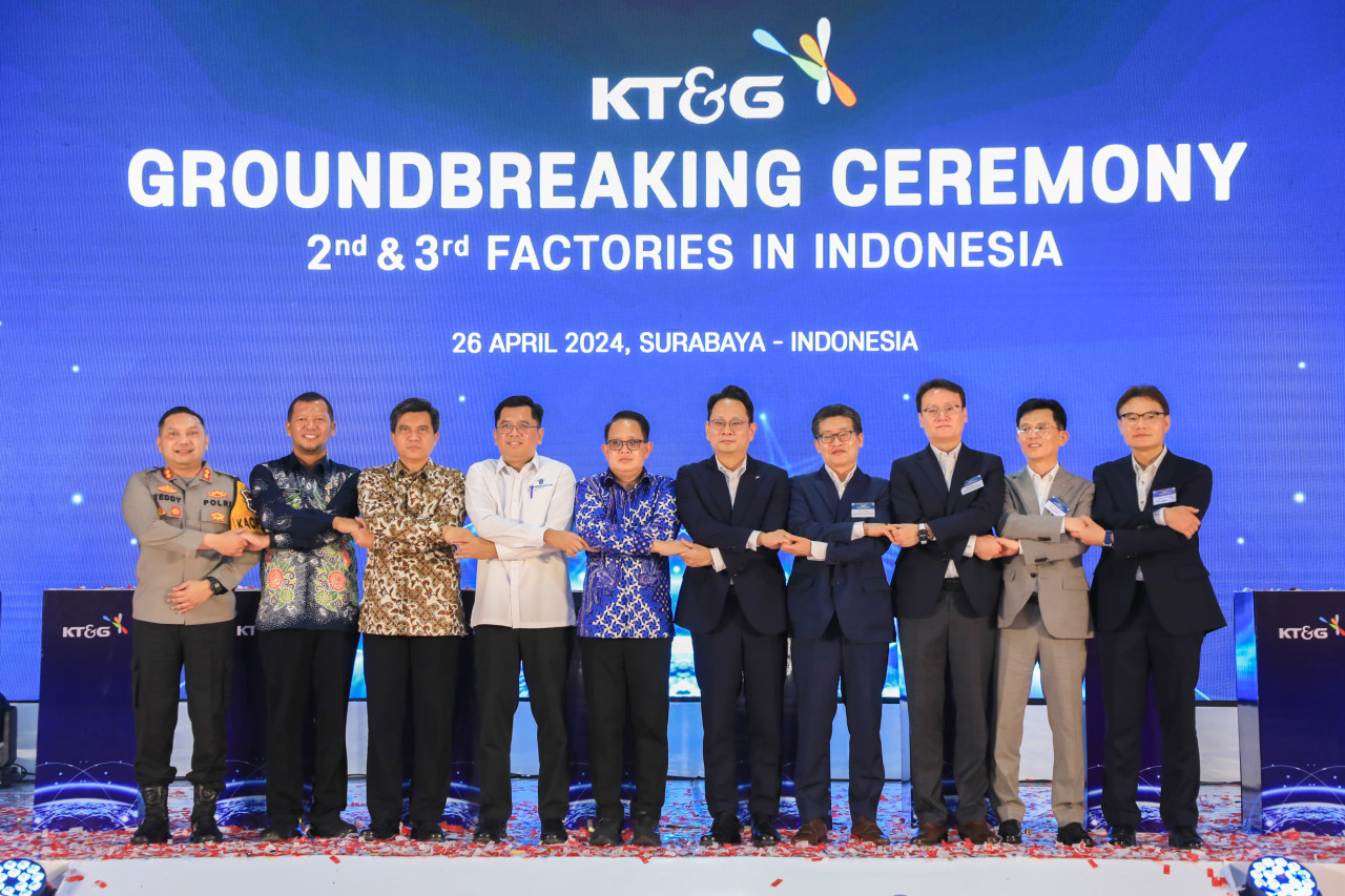 Ground Breaking Pabrik KT&G di Pasuruan, Pj Gubernur Adhy: Investasi Rp6,9 T