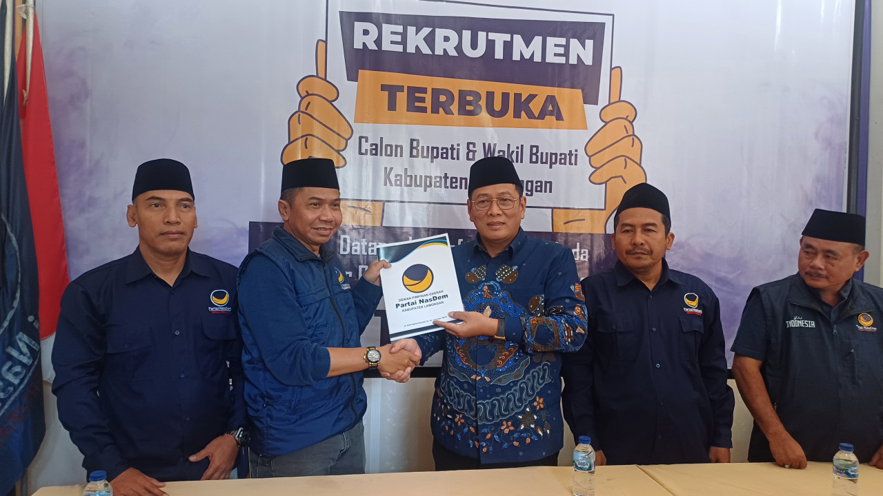 Wakil Bupati Lamongan Abdul Rouf Daftar Bacabup ke NasDem dan Demokrat
