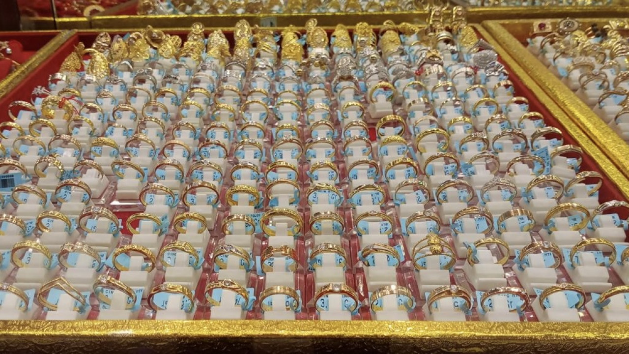 Ilustrasi emas. (Foto: Gerhana/jatimnow.com)