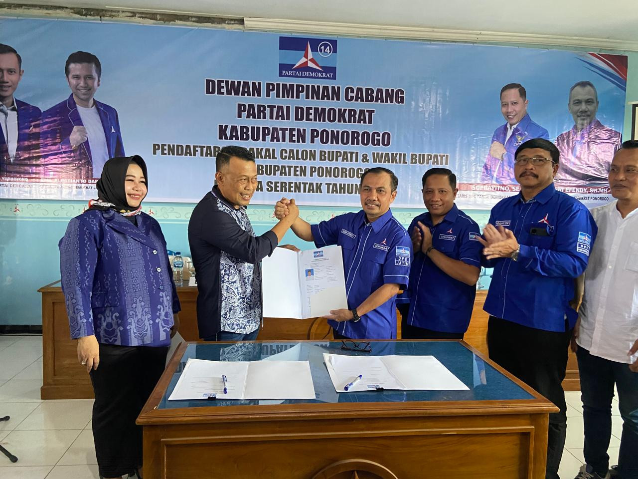 Daftar Lewat Demokrat, Tekad Sugiri dan Lisdyarita Maju Lagi di Pilbup Ponorogo