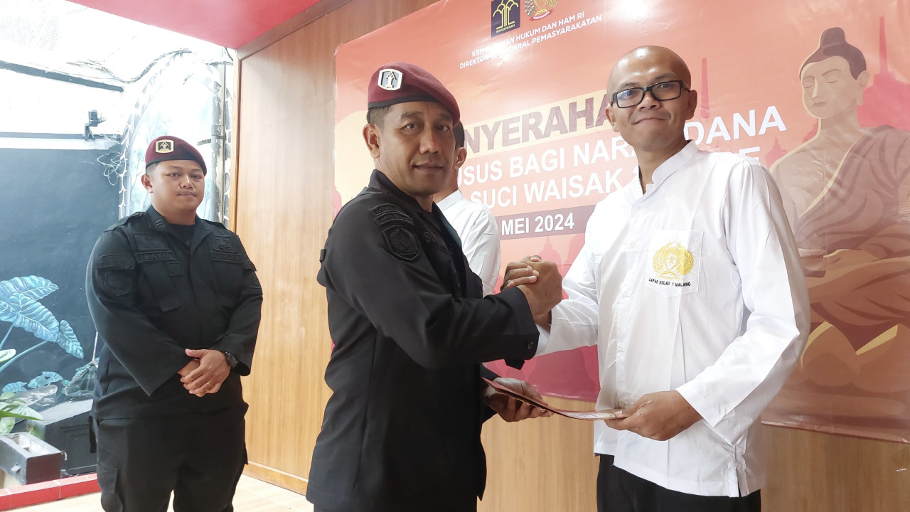 25 Narapidana Budha di Jatim Dapat Remisi Khusus Waisak