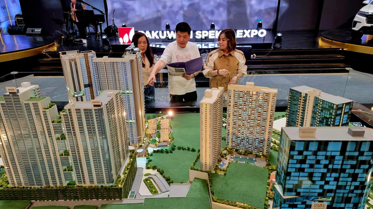 Show house Pakuwon SpektaExpo di Atrium Pakuwon Mall, Surabaya (Foto: Ni'am Kurniawan/jatimnow.com)