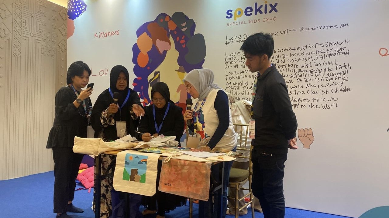 Anak Berkebutuhan Khusus dari Surabaya Unjuk Karya di Spekix Special Kid Expo 2024