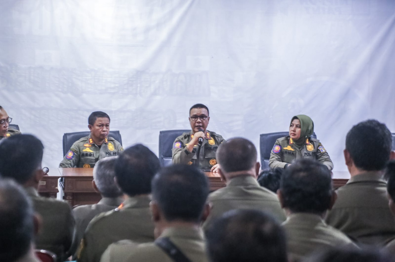Kepala Satpol PP Surabaya, M Fikser. (Foto: dok. jatimnow.com)