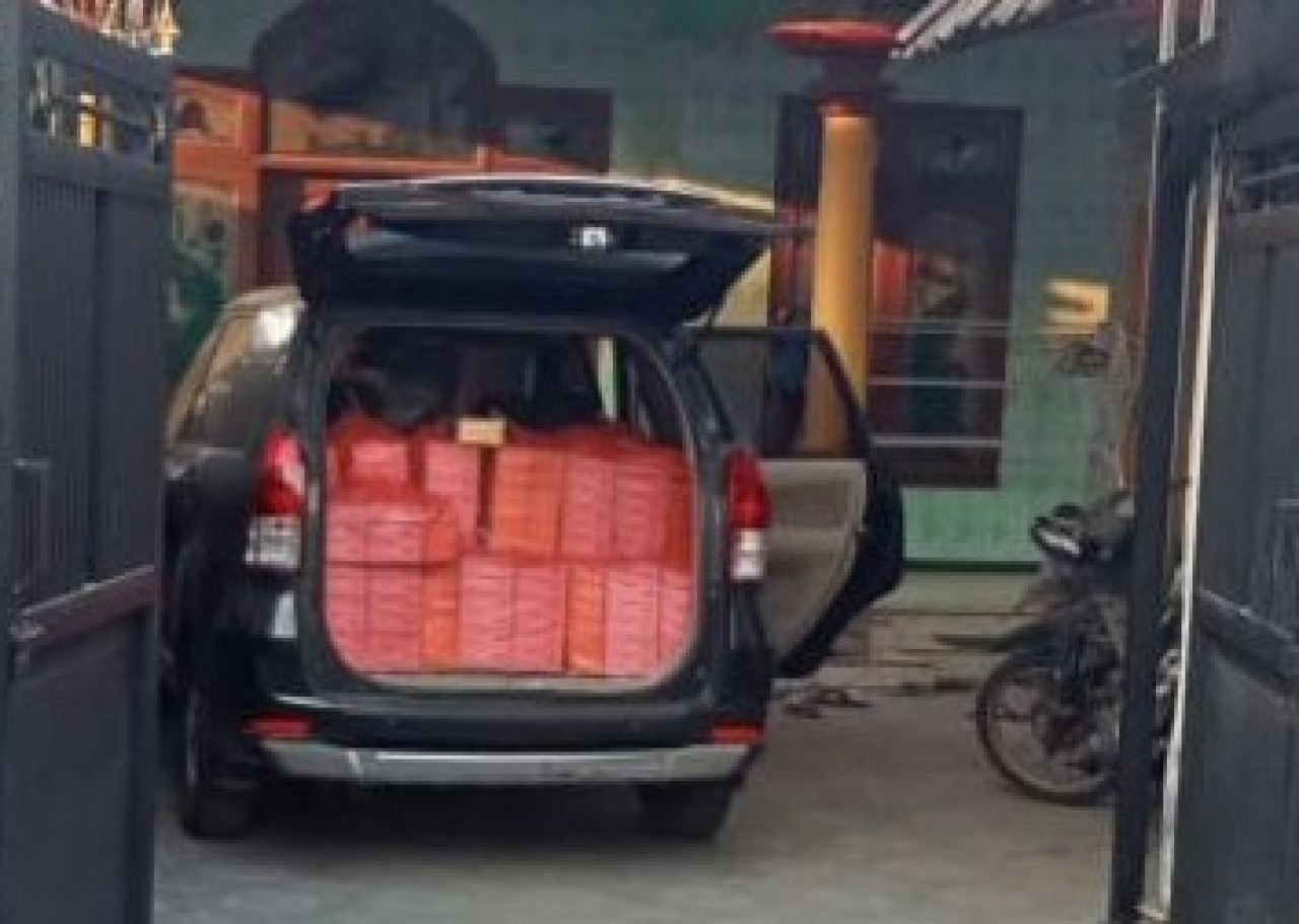 Rumah Indra Budi Khusuma di Desa Wirobiting Prambon Sidoarjo yang dibobol maling. (dok. Pribadi)