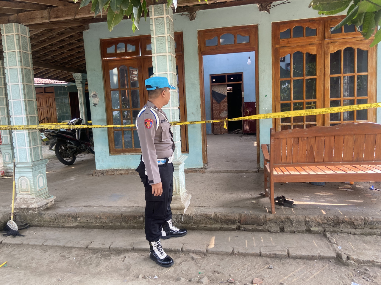 Lokasi mercon meledak di Ponorogo. (Foto: Ahmad Fauzani/jatimnow.com)