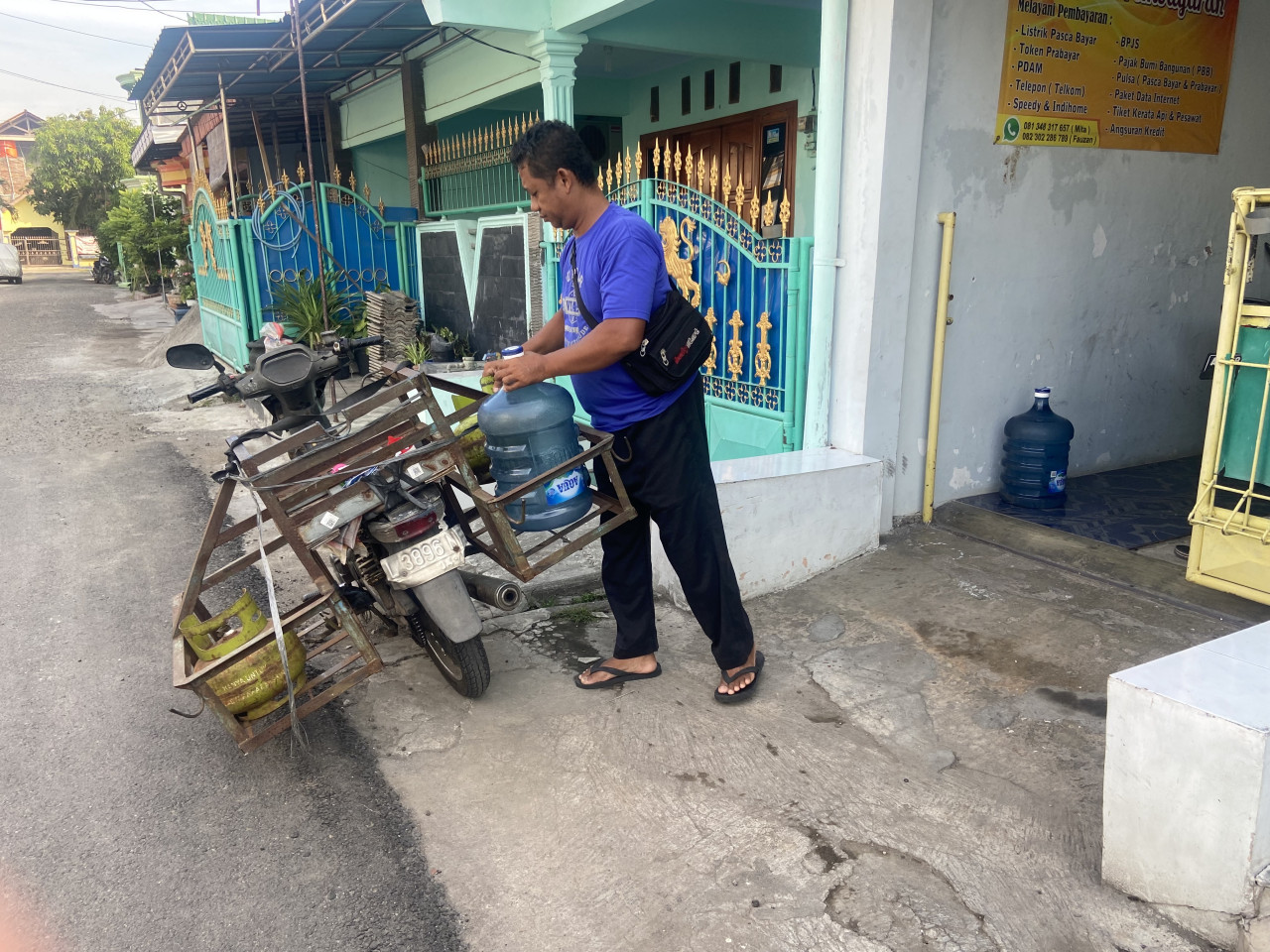 Ilustrasi. Pengiriman LPG 3 Kg di Ponorogo. (Foto: dok. jatimnow.com)