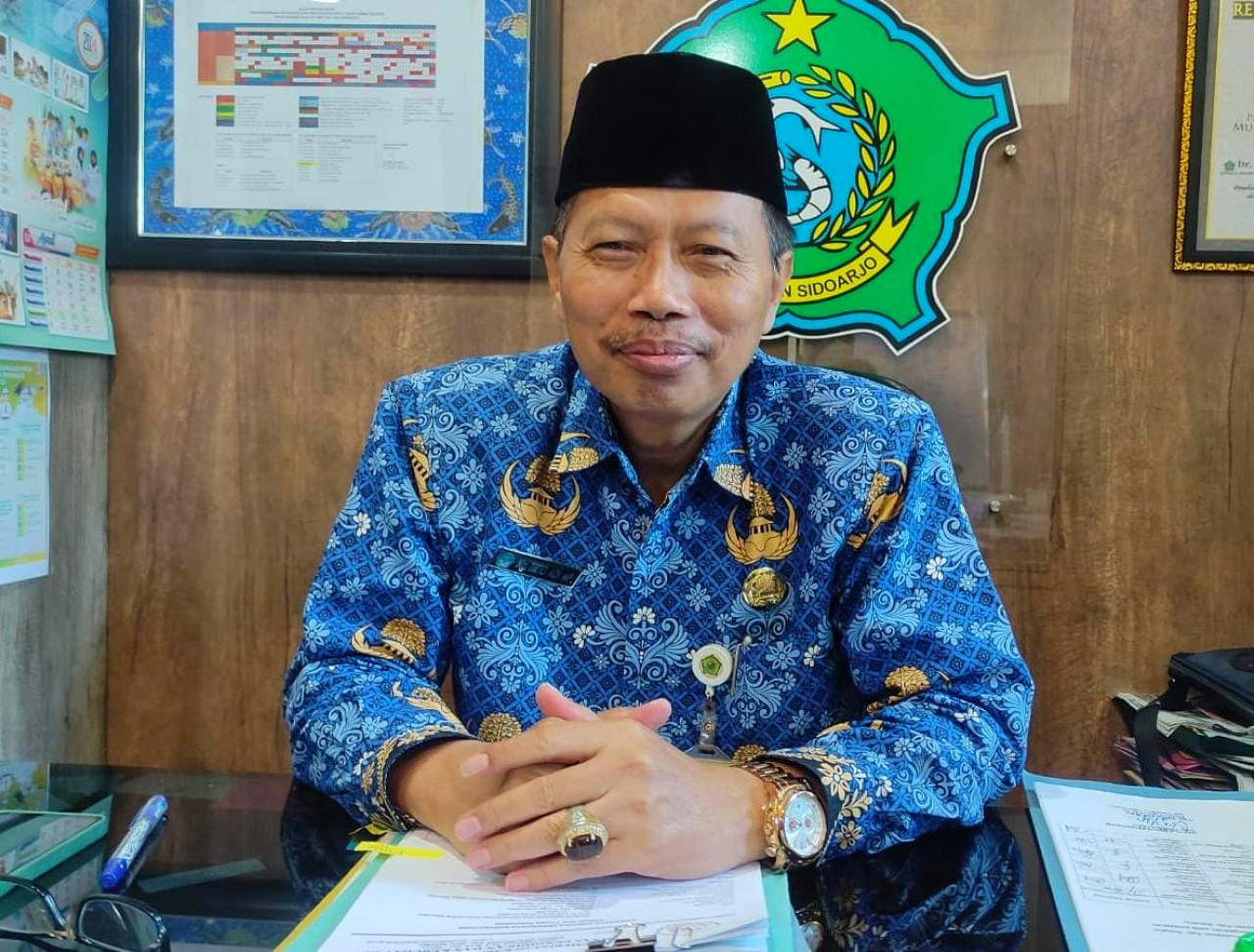 Kepala Dinas Pendidikan dan Kebudayaan (Dispendikbud) Sidoarjo, Tirto Adi. (Foto: Ahaddiini HM/jatimnow.com).