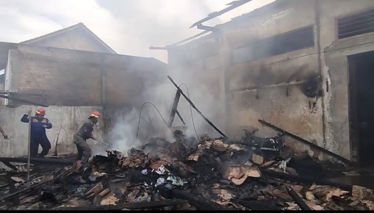 Gudang Sembako di Pacitan Terbakar, 4 Motor Turut Hangus