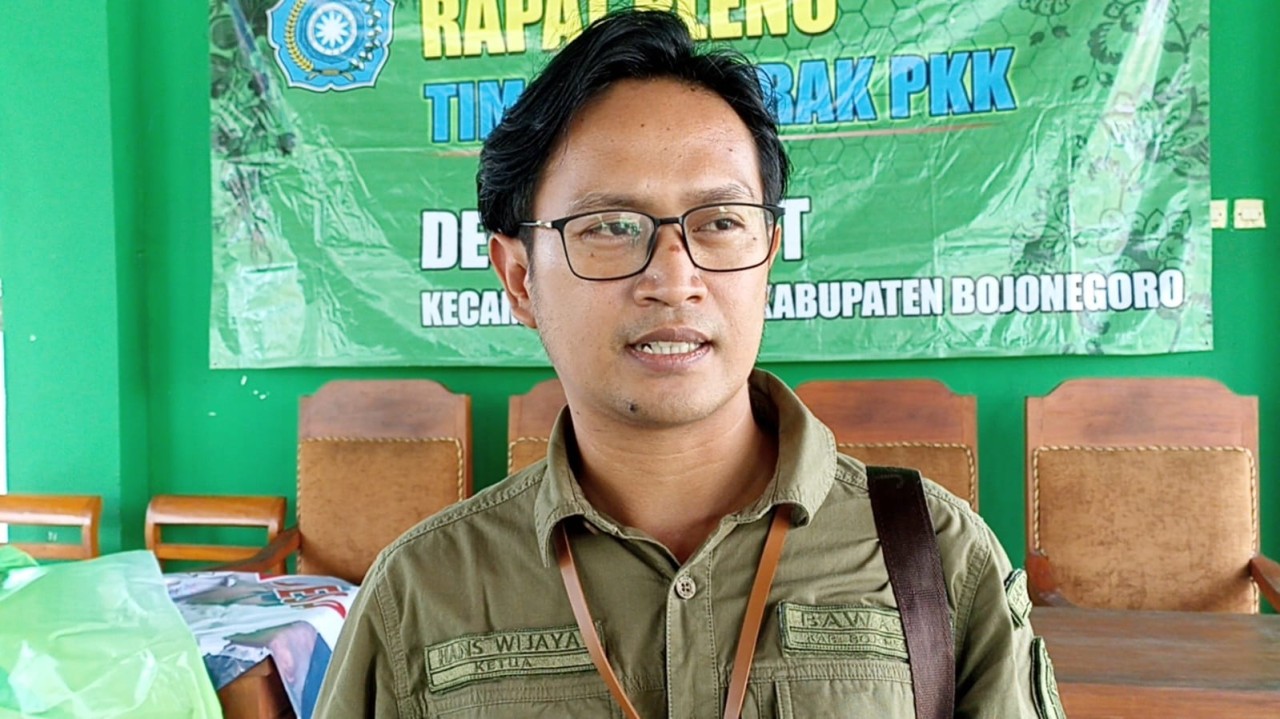 Ketua Bawaslu Kabupaten Bojonegoro, Handoko Sosro Hadi Wijoyo. (Foto: Misbahul Munir/jatimnow.com)