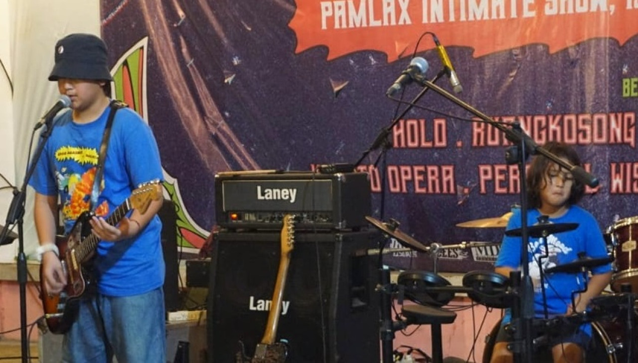 PamlaX Masuk Dapur Rekaman di Sidoarjo, Musisi Belia Asal Surabaya