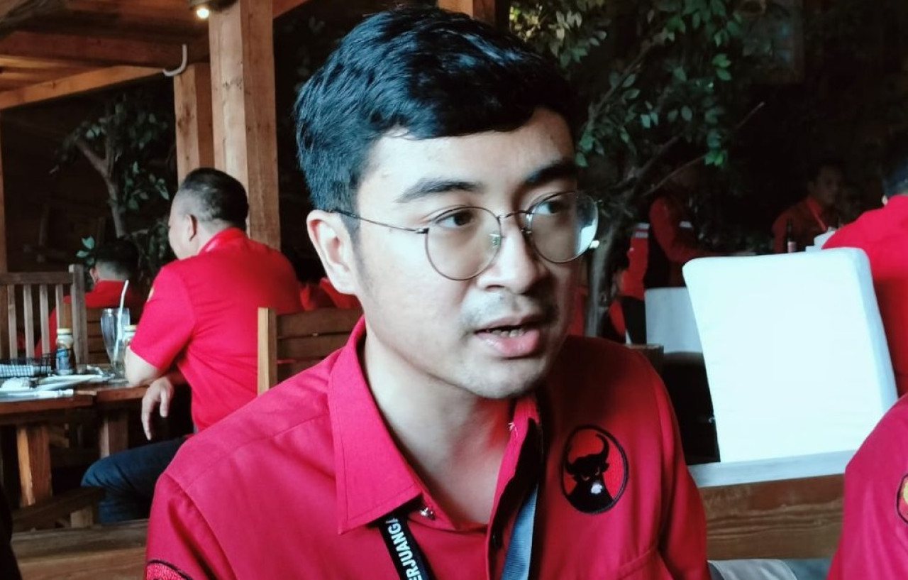 Jubir DPP PDIP Aryo Seno Bagaskoro. (Foto: Setya for jatimnow.com)