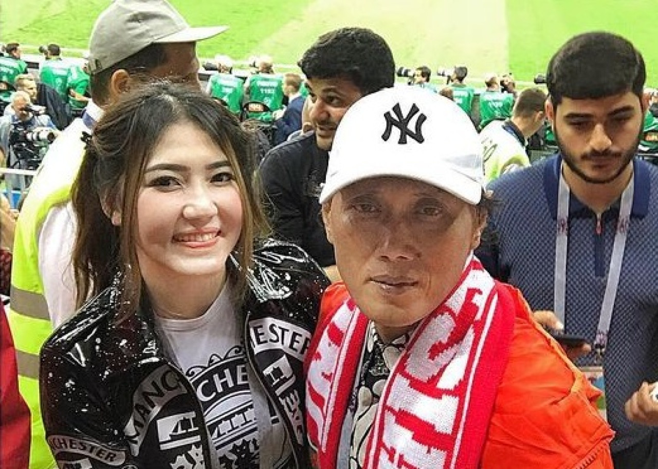 Via Vallen dan Ayah (foto : akun Instagram Via Vallen for jatimnow.com).