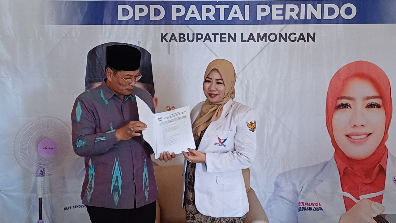 Wabup Lamongan Petahana Daftar Bacabup ke Perindo, Optimis Raih Rekom