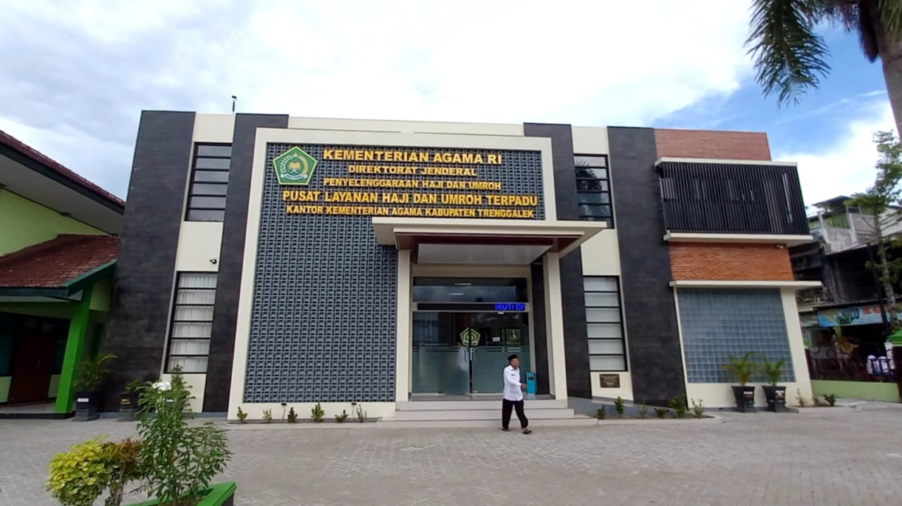 Kantor Kemenag Trenggalek. (Foto: Bramanta Pamungkas/jatimnow.com)