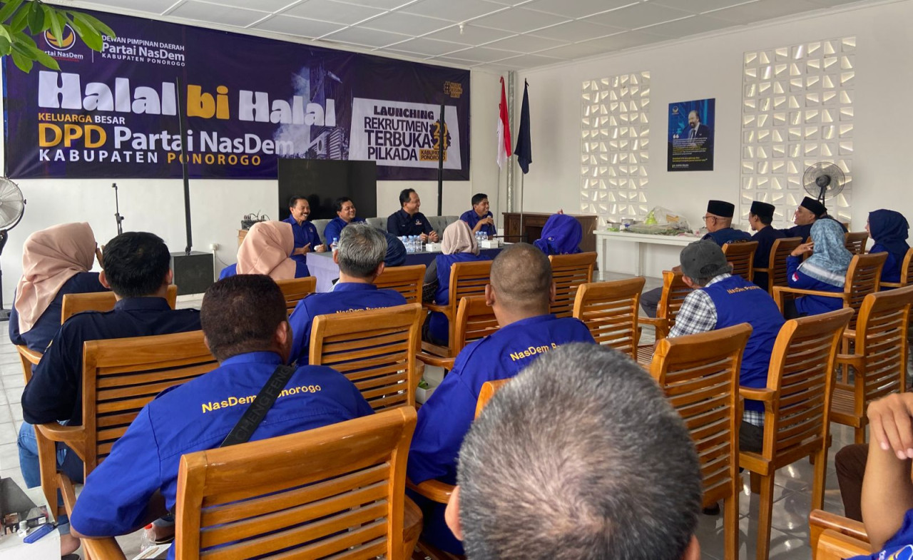 Partai NasDem Ponorogo buka pendaftaran bacabup dan bacawabup. (Foto: Ahmad Fauzani/jatimnow.com)
