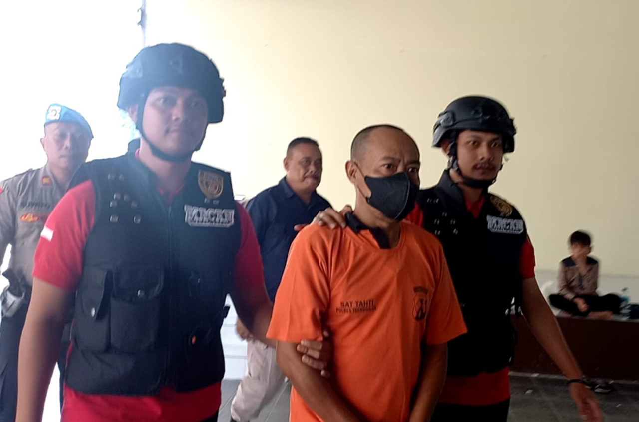 Pelaku penipuan masuk PNS. (Foto: Bramanta Pamungkas/jatimnow.com)