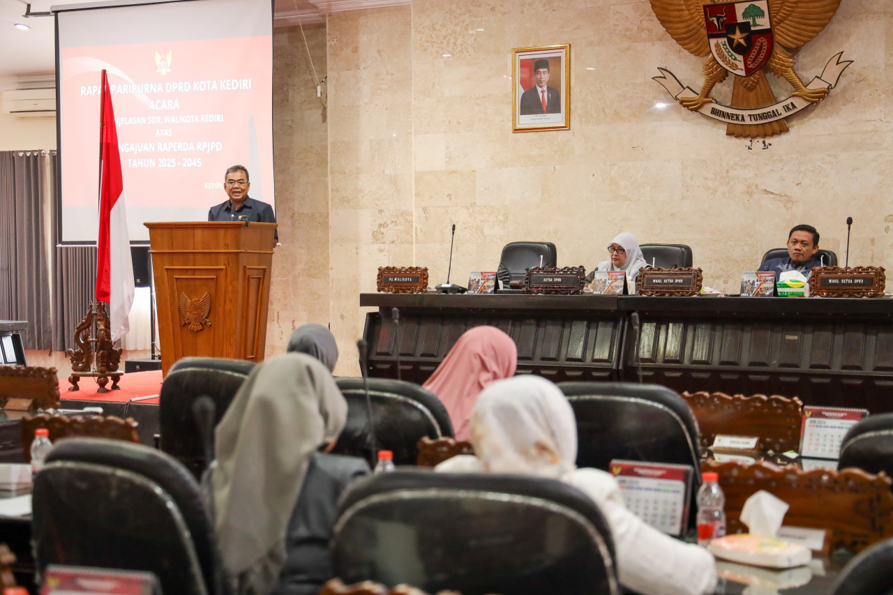 DPRD Kota Kediri Gelar Rapat Paripurna RPJPD 2024-2045
