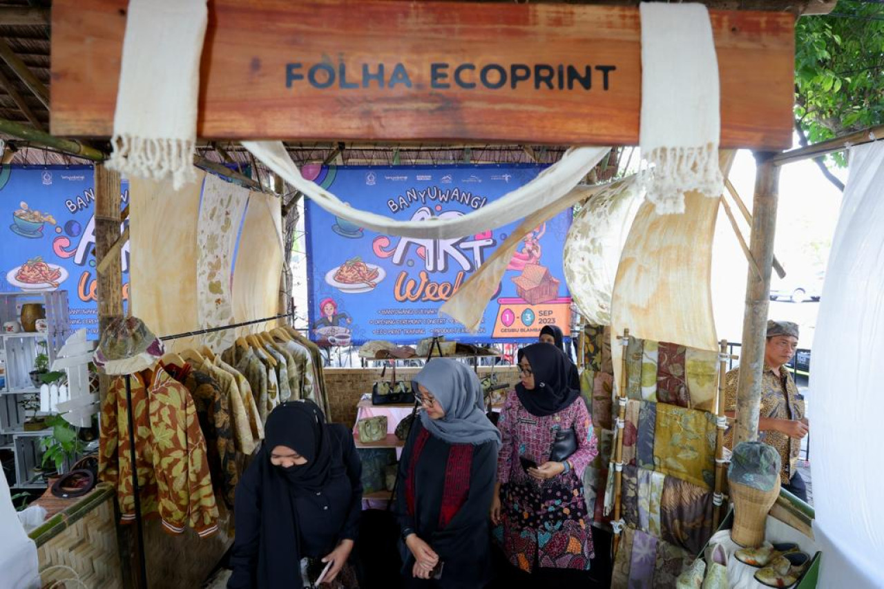 Pameran bertajuk Banyuwangi Art Week & Kuliner dan Sekarkijang Creative Fest 2024. (Foto: Humas Pemkab Banyuwangi for jatimnow.com)