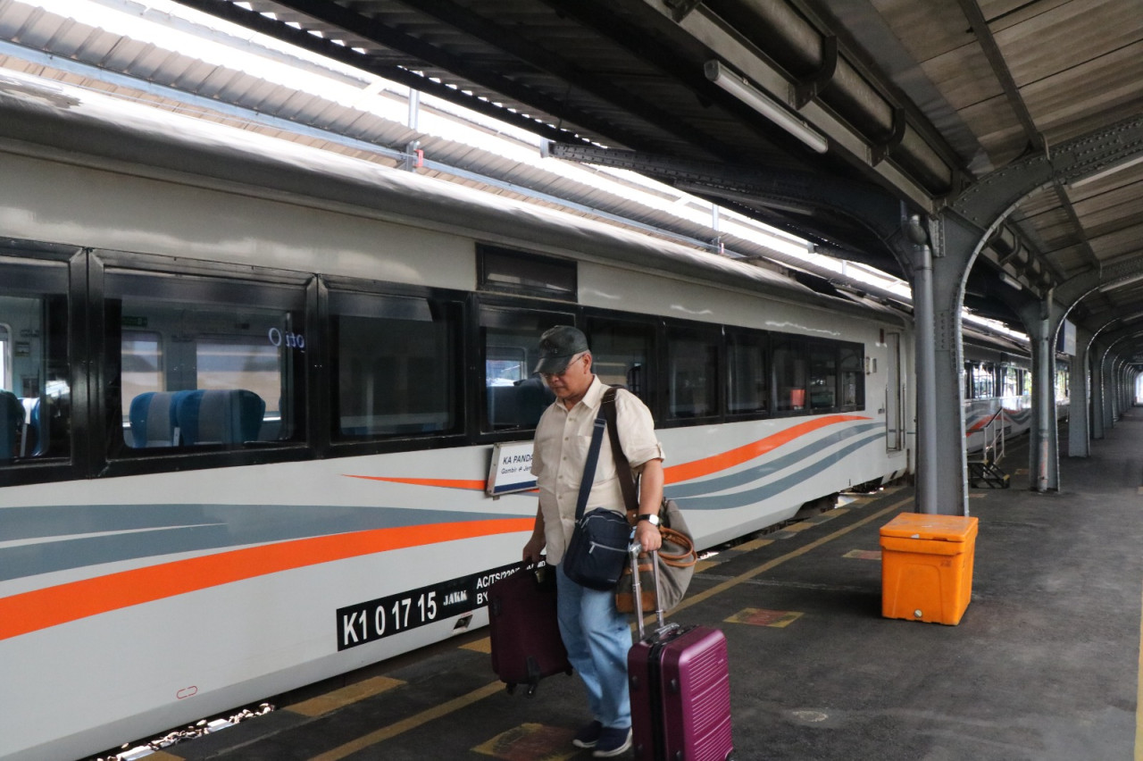 Kereta api Pandalungan setahun beroperasi (Foto: Humas KAI/jatimnow.com)