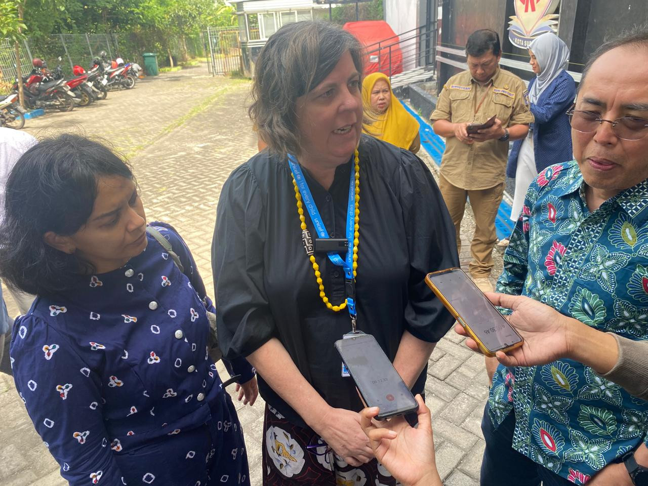 Chief Education Unicef Indonesia Katheryn Bennett. (Foto : Aan Haryono/jatimnow.com)