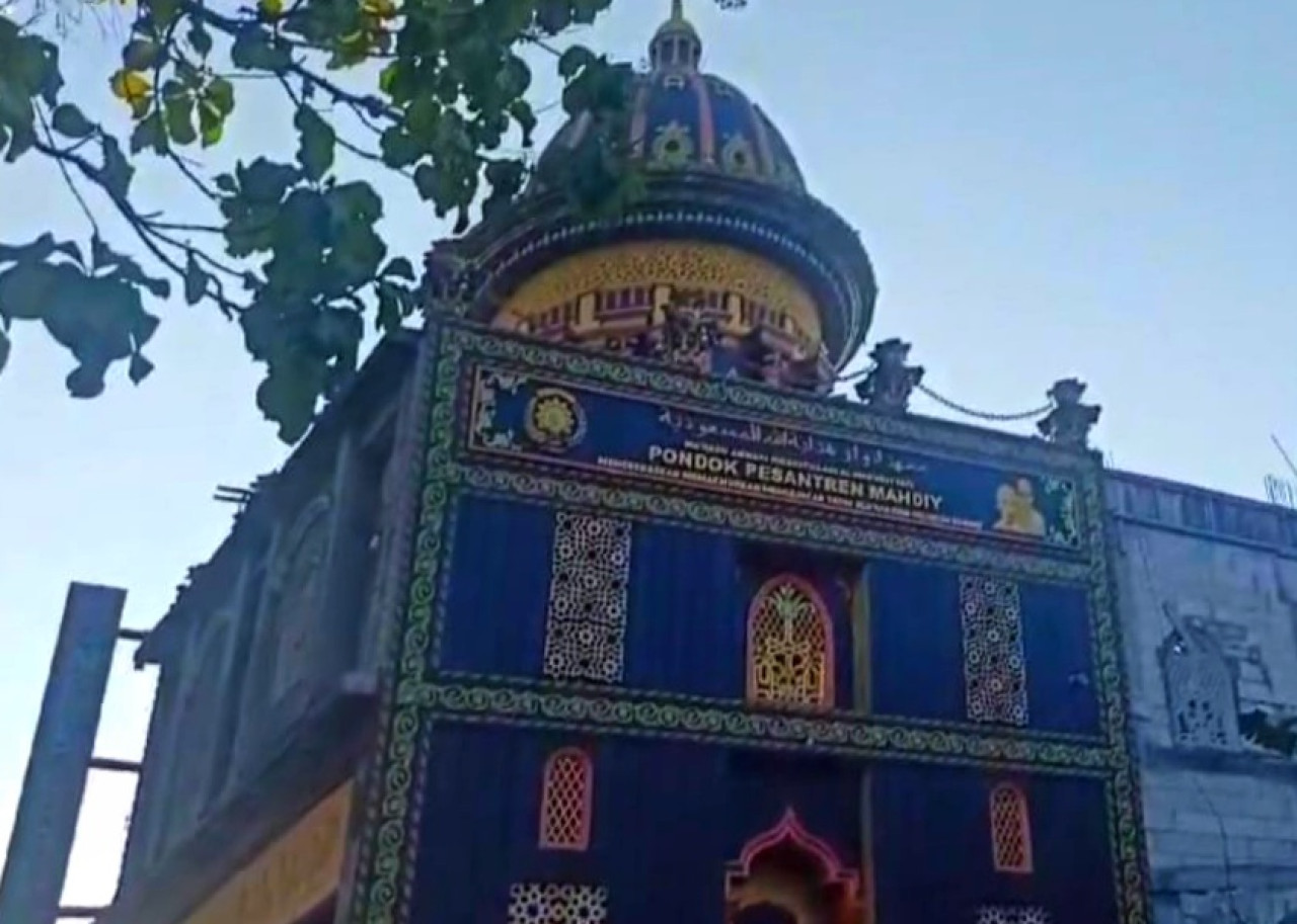 Pondok Pesantren (Ponpes) Mahdiy di Desa Pagerwojo Buduran Sidoarjo. (Foto: Ahaddiini HM/jatimnow.com)