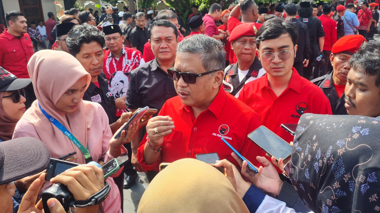 Sekjen PDIP, Hasto Kristiyanto. (Foto: Bramanta Pamungkas/jatimnow.com)