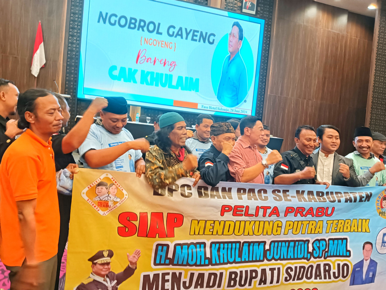 Pelita Prabu Dukung Cak Khulaim Maju Pilbup Sidoarjo, Ini Alasannya