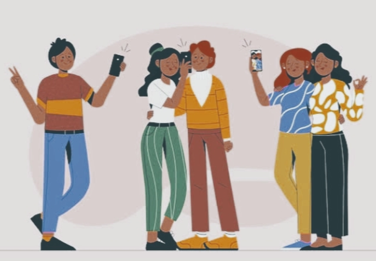 ilustrasi generasi Z.