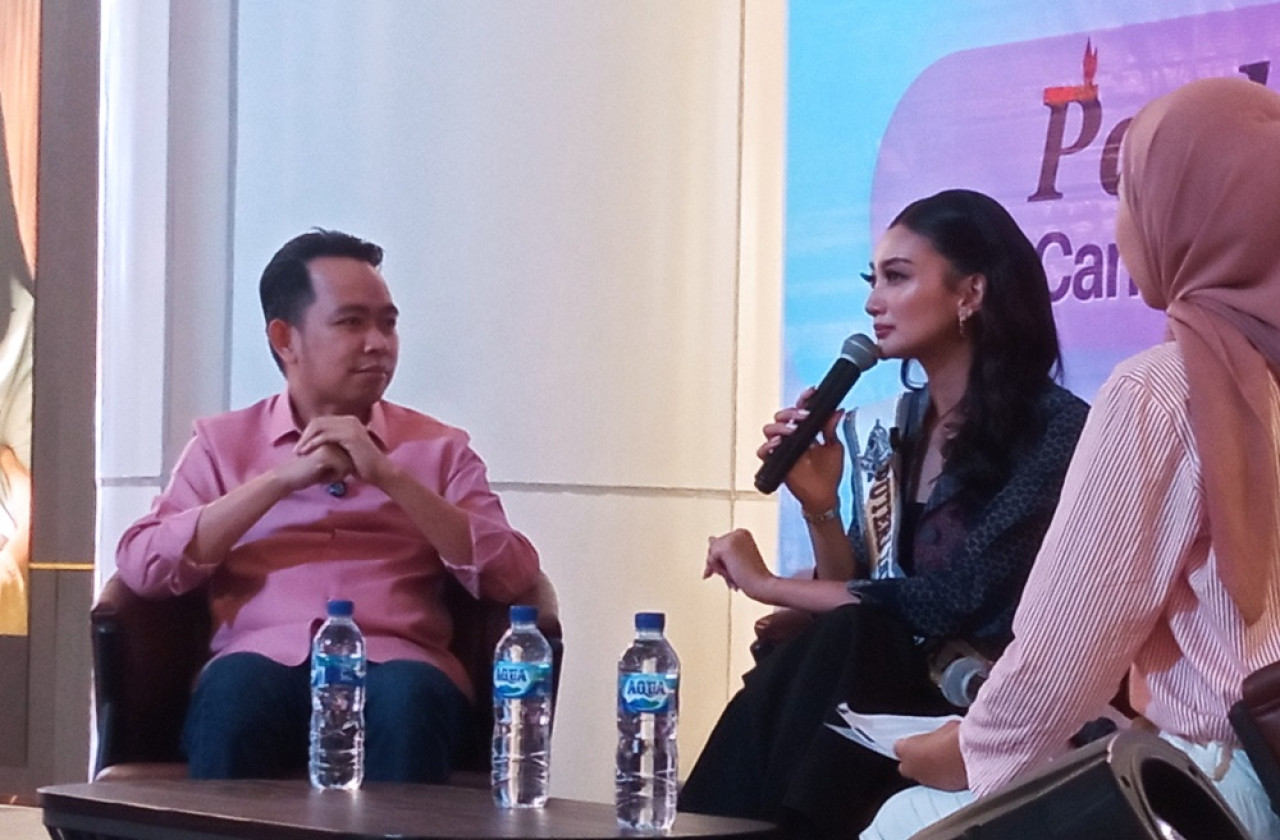 Gus Fawait saat hadir di acara Pandalungan Campus Expo. (Foto: Sugianto/jatimnow.com)