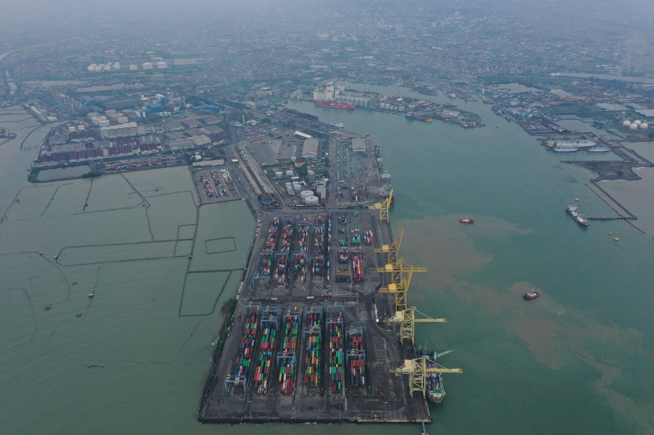 Kawasan Pelabuhan Tanjung Emas Semarang. (Foto: Humas Pelindo Regional 3 for jatimnow.com)
