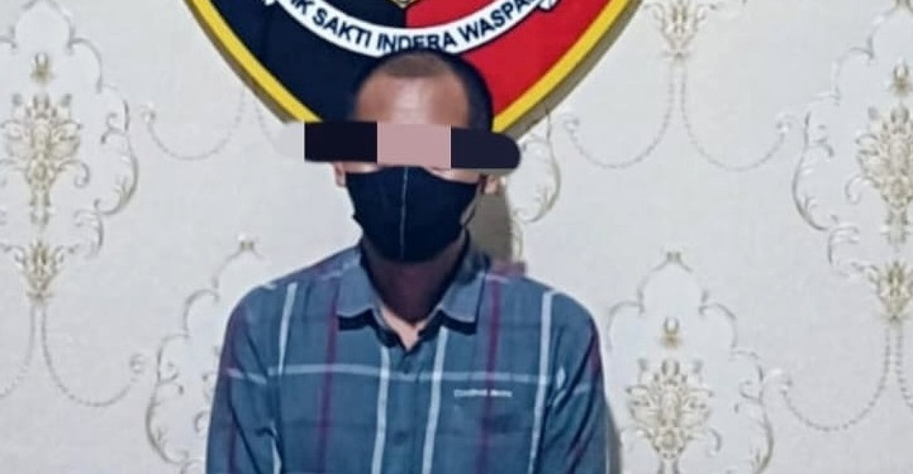 Mantan Direktur Operasional PT Maswindo Bumi Mas, Kuswardoyo. (Foto: Polresta Sidoarjo)