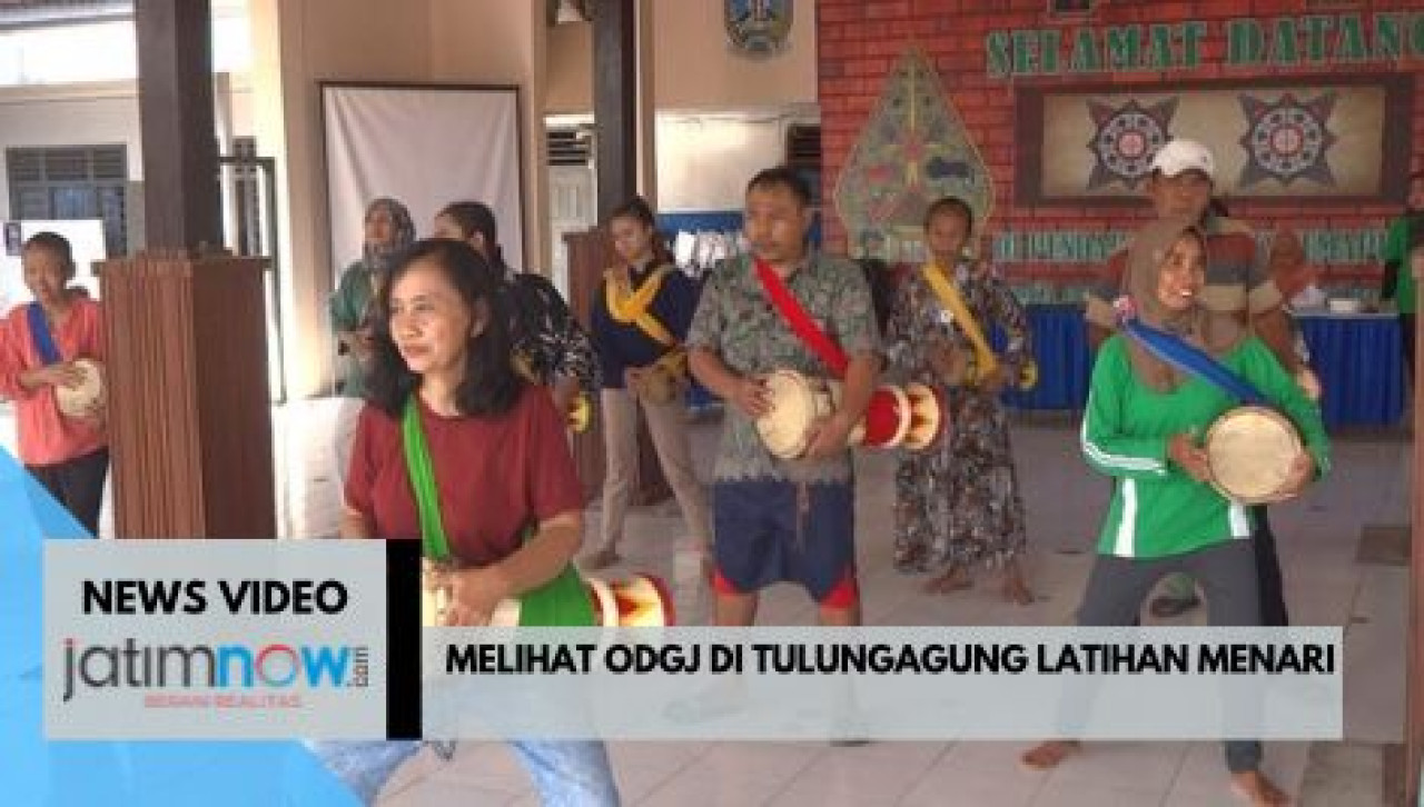 Video: Melihat ODGJ di Tulungagung Latihan Menari