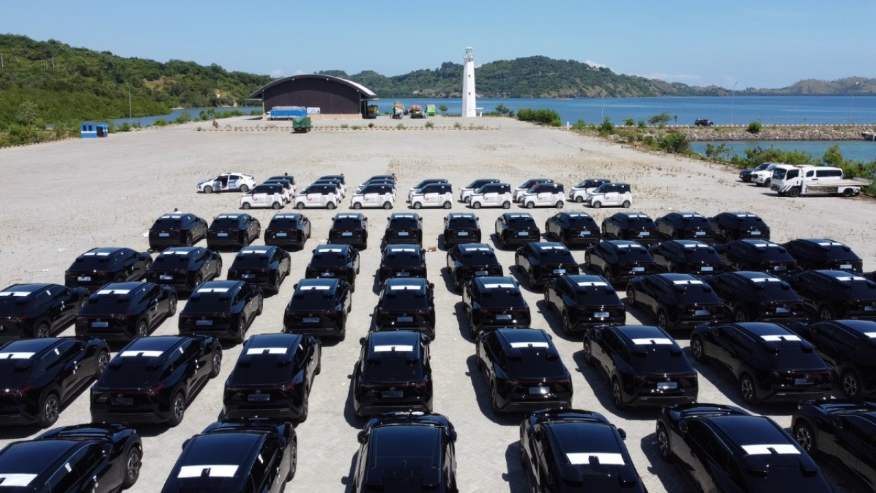 Ilustrasi mobil listrik. (dok. jatimnow.com)