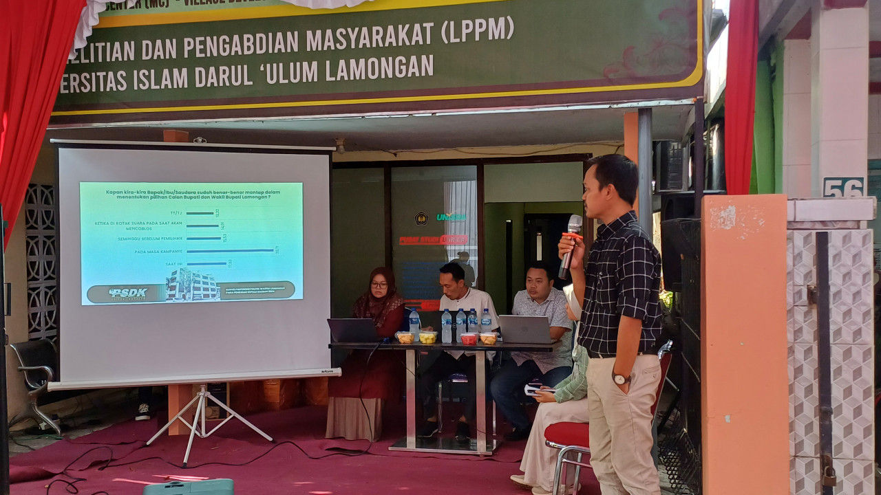 Survei Jelang Pilkada 2024, Warga Lamongan Cenderung Tunggu Serangan Fajar