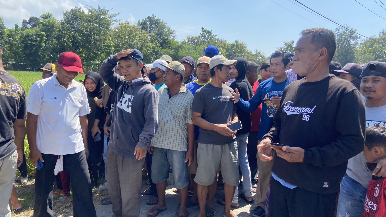 Rekonstruksi pembunuhan digelar Polres Ponorogo. (Foto: Ahmad Fauzani/jatimnow.com)