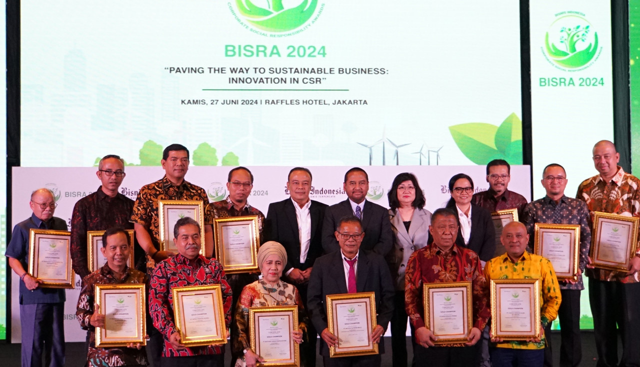 Terminal Teluk Lamong Raih Gold Kategori Bisra 2024. (Foto: TTL/jatimnow.com)