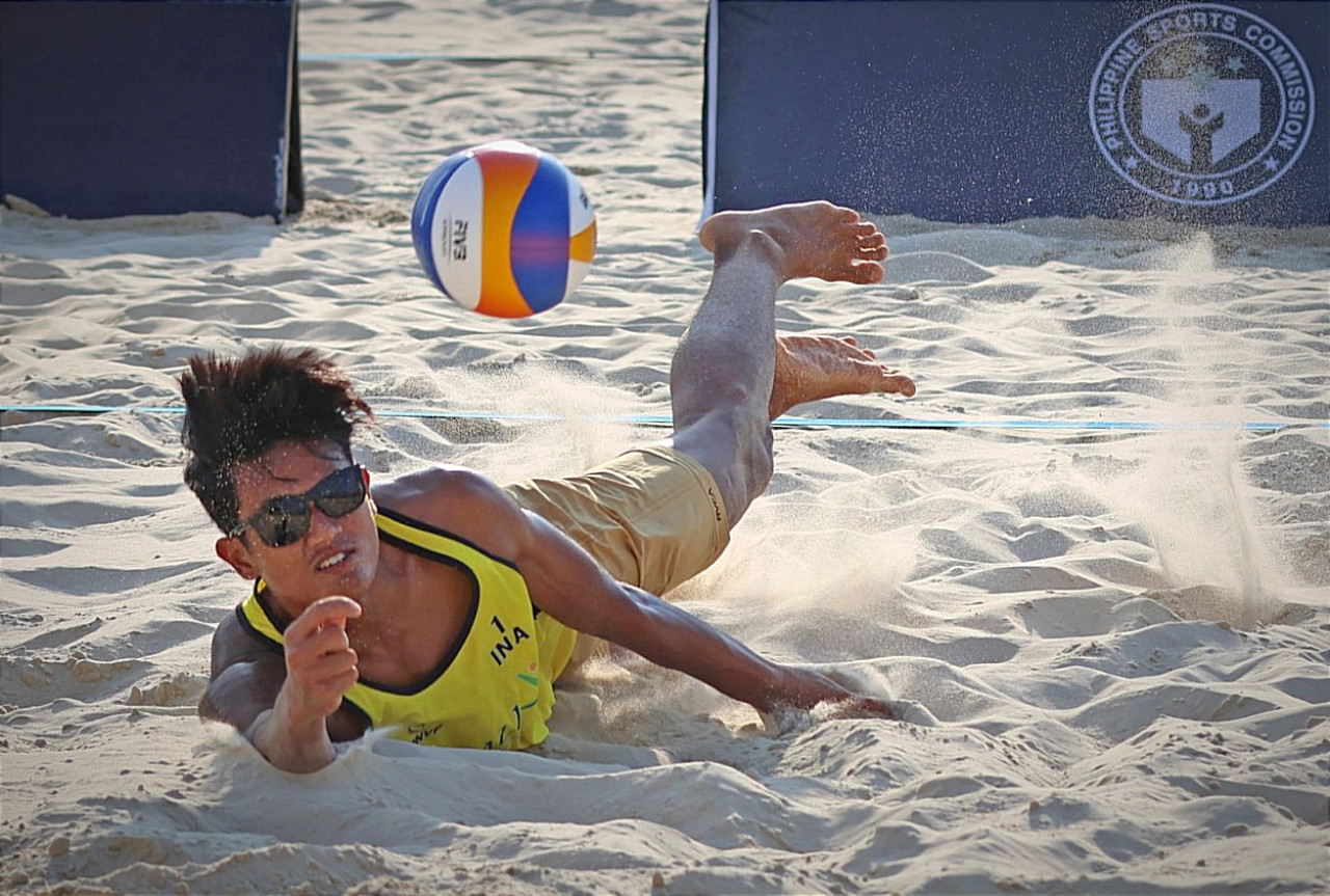 Tim voli pantai Indonesia masih berpeluang lolos ke Olimpiade Paris 2024. (Foto: AVC/Asian Volleyball Championship for jatimnow.com)