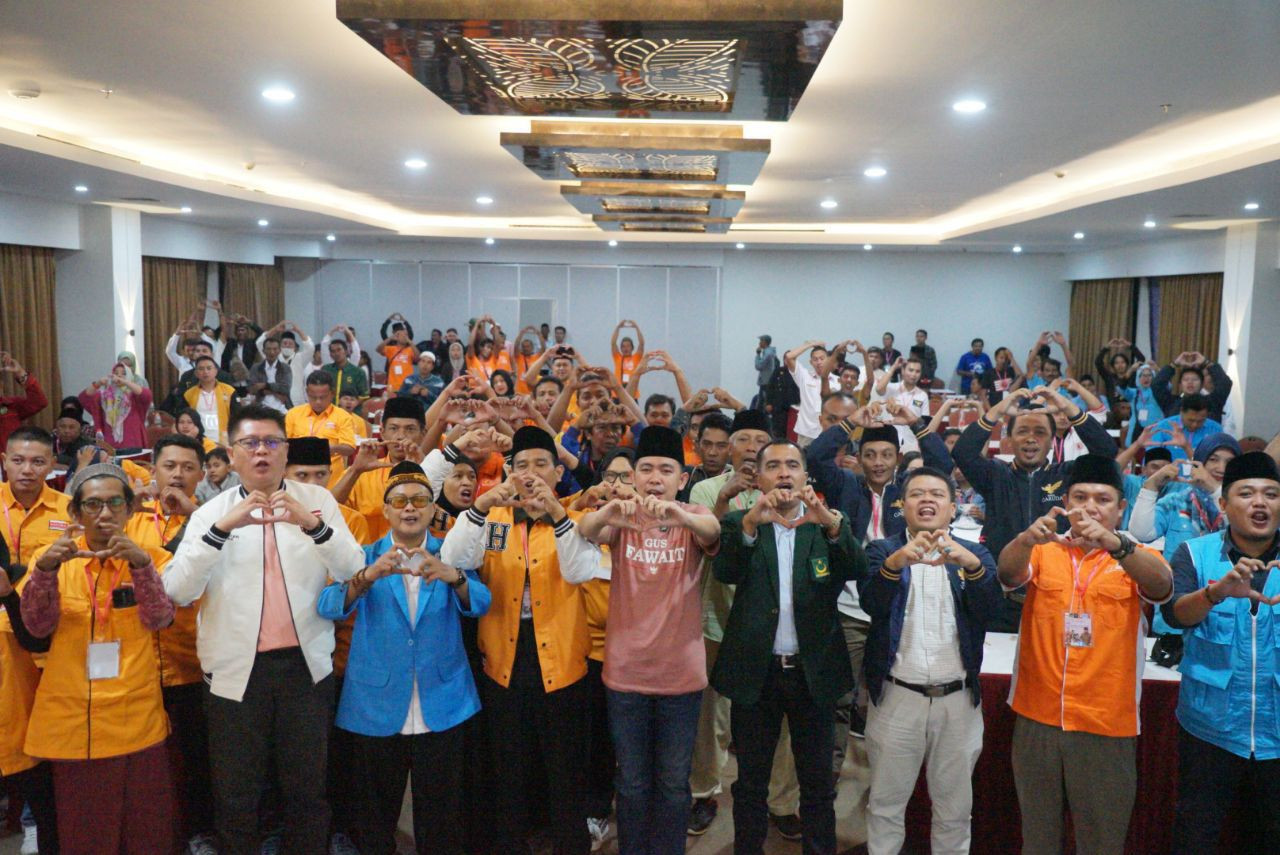 Deklrasi dukungan partai non-parlemen kepada Muhammad Fawait di Pilkada Jember. (Foto-foto: Khus for jatimnow.com)