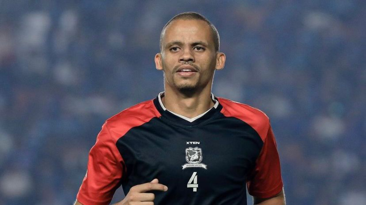 Cleberson, salah satu pemain Madura United yang pergi. (Foto: Madura United/jatimnow.com)