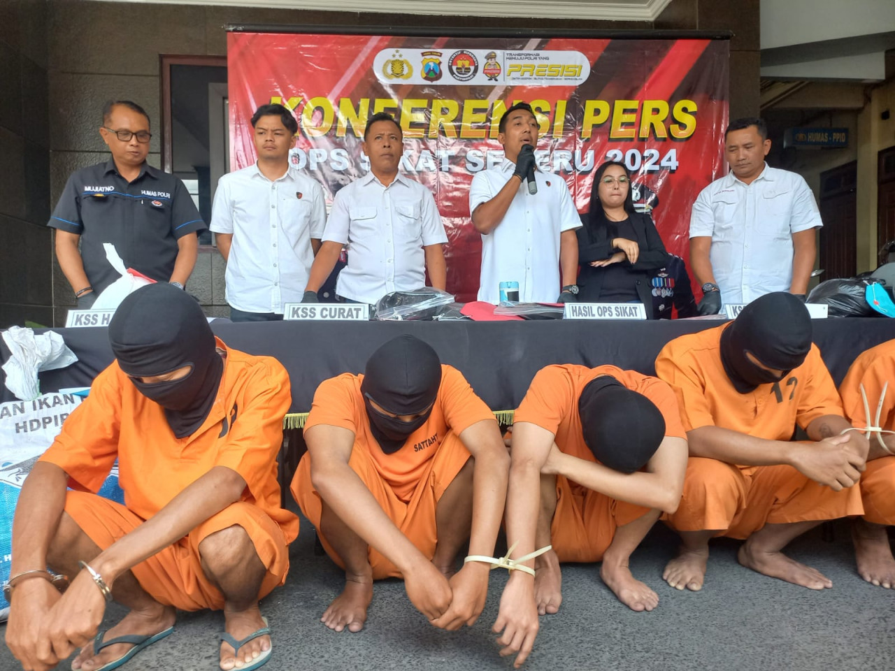 38 Tersangka Diringkus Polres Tulungagung, Didominasi Kasus Curat