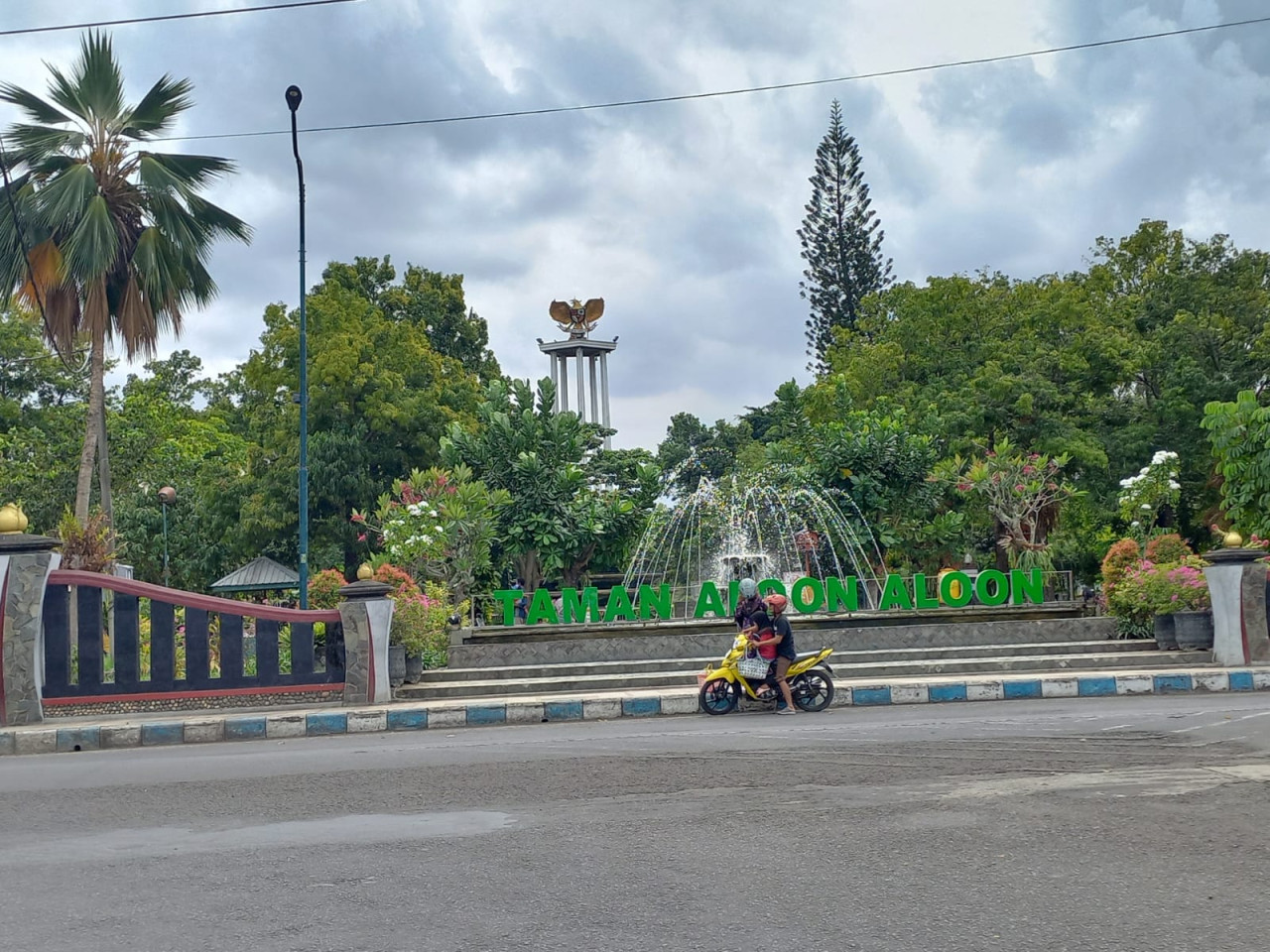 Alun-Alun Tulungagung lokasi CFD. (Foto-foto: Bramanta Pamungkas/jatimnow.com)