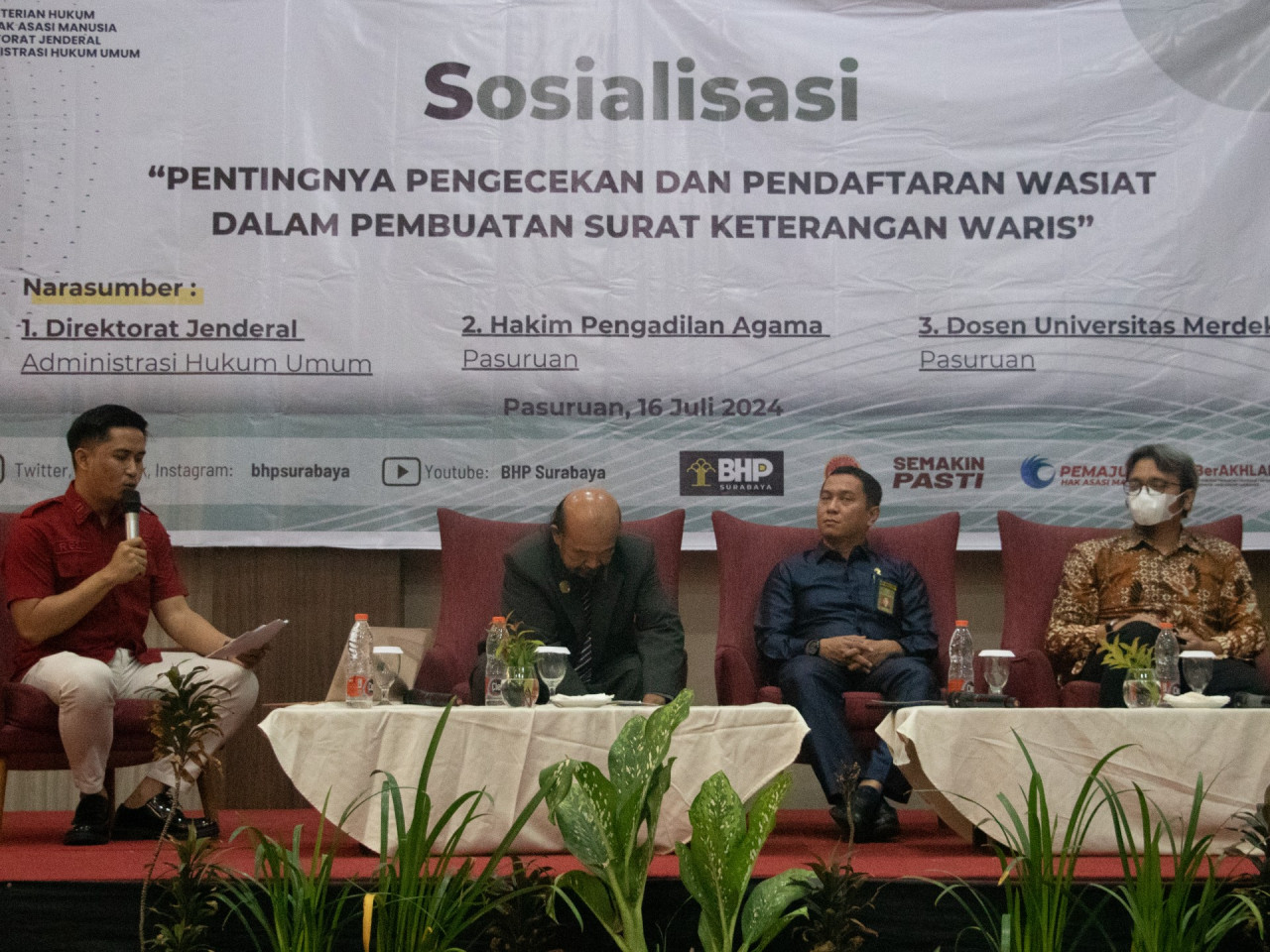 Sosialisasi BHP Surabaya di Pasuruan. (Foto: BHP Surabaya/jatimnow.com)