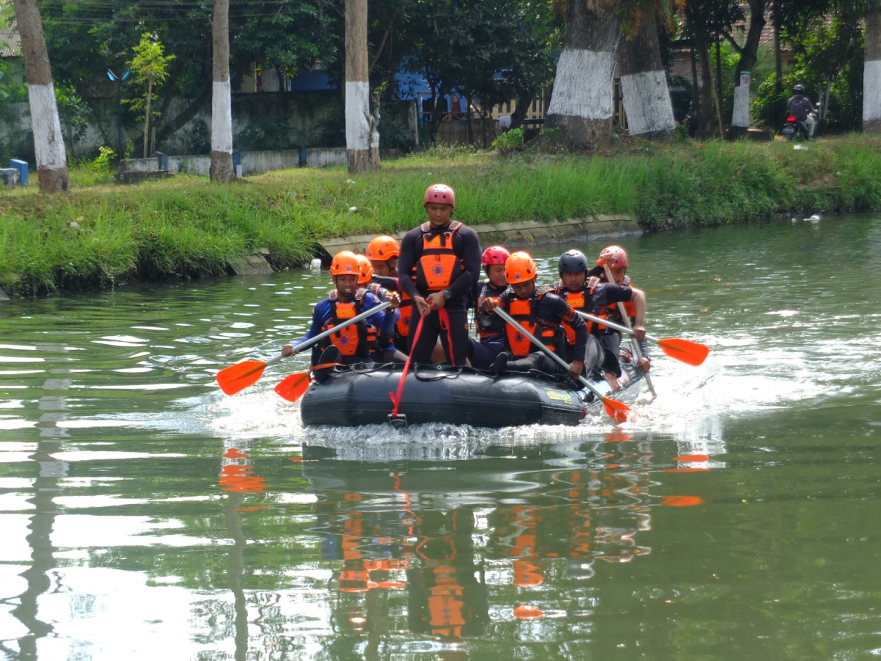 Latihan TRC BPBD Jember di Malang. (Foto: BPBD Jember/jatimnow.com)