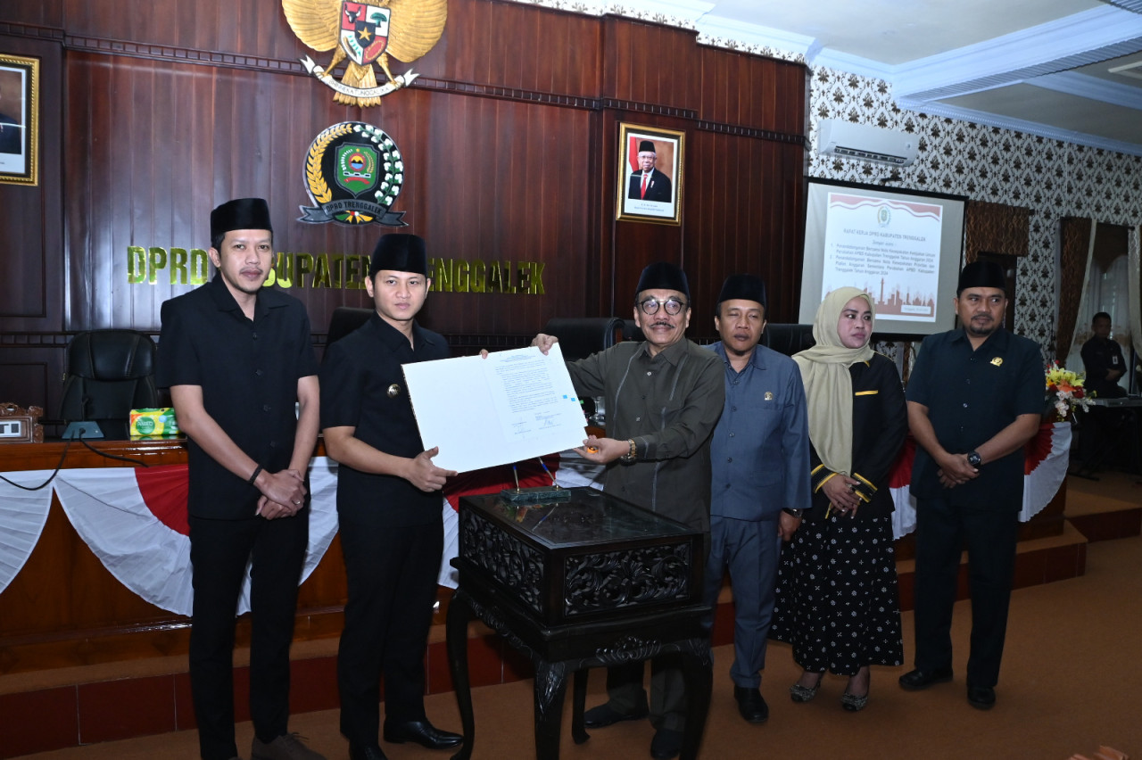 Bupati dan DPRD Trenggalek Sepakati Kebijakan Umum dan Prioritas Plafon P-APBD