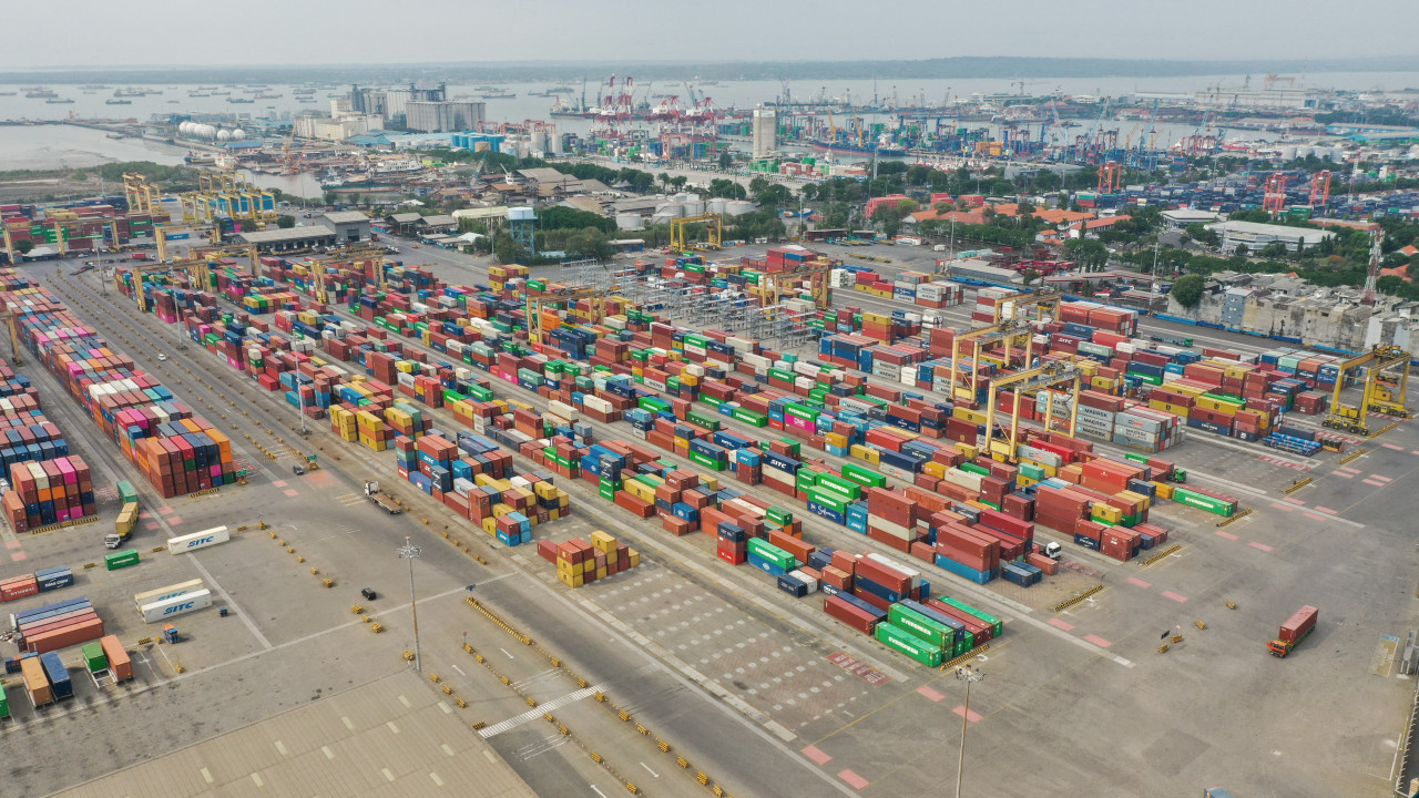 Kontainer Yard PT Petikemas Surabaya. (Foto: Pelindo Terminal Petikemas)