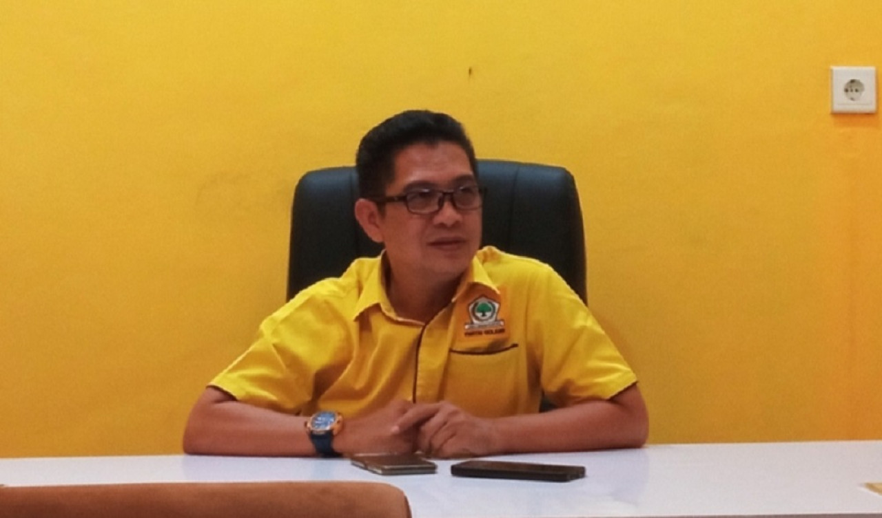 Dima Akhyar saat ditemui di Kantor DPD Partai Golkar Jember. (Foto: Sugianto/jatimnow.com)