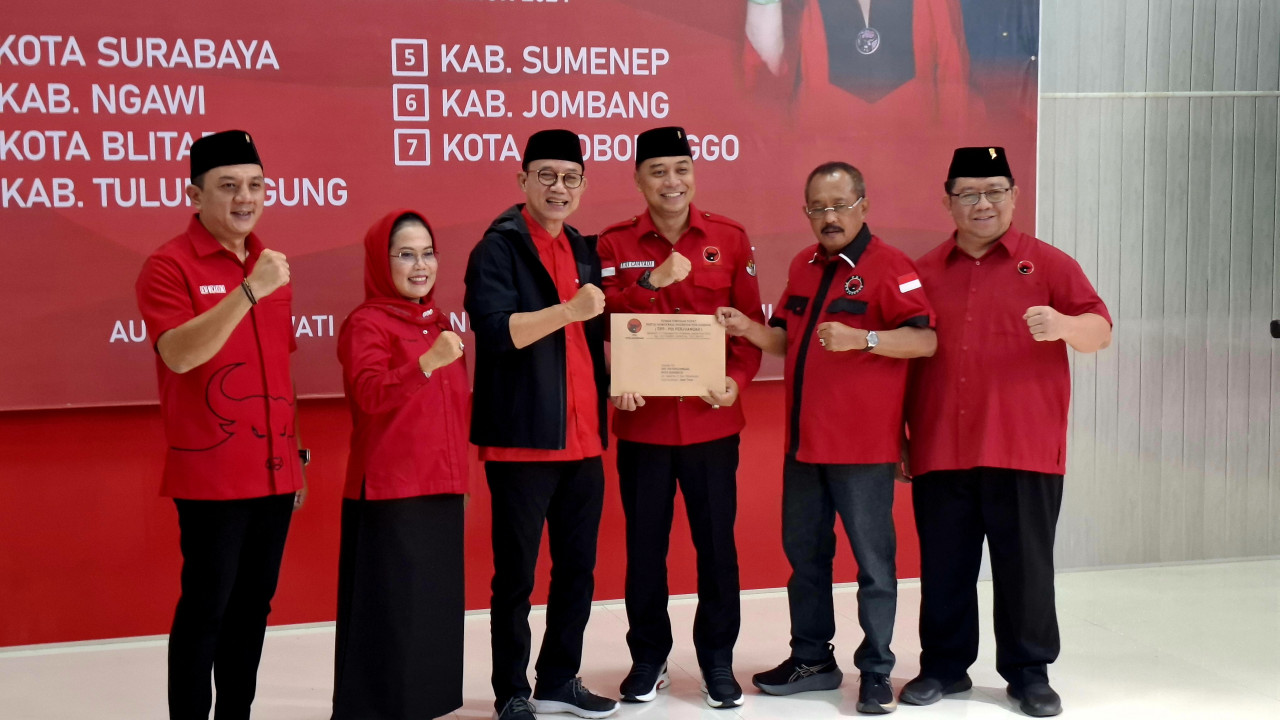 Langkah Eri-Armuji usai Terima Rekom PDIP di Pilwali Surabaya 2024