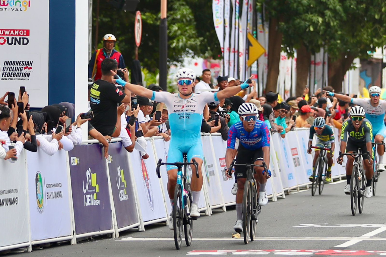 Etape dua Internationa Tour de Banyuwangi Ijen (ITdBI). (Foto: Humas Pemkab Banyuwangi)