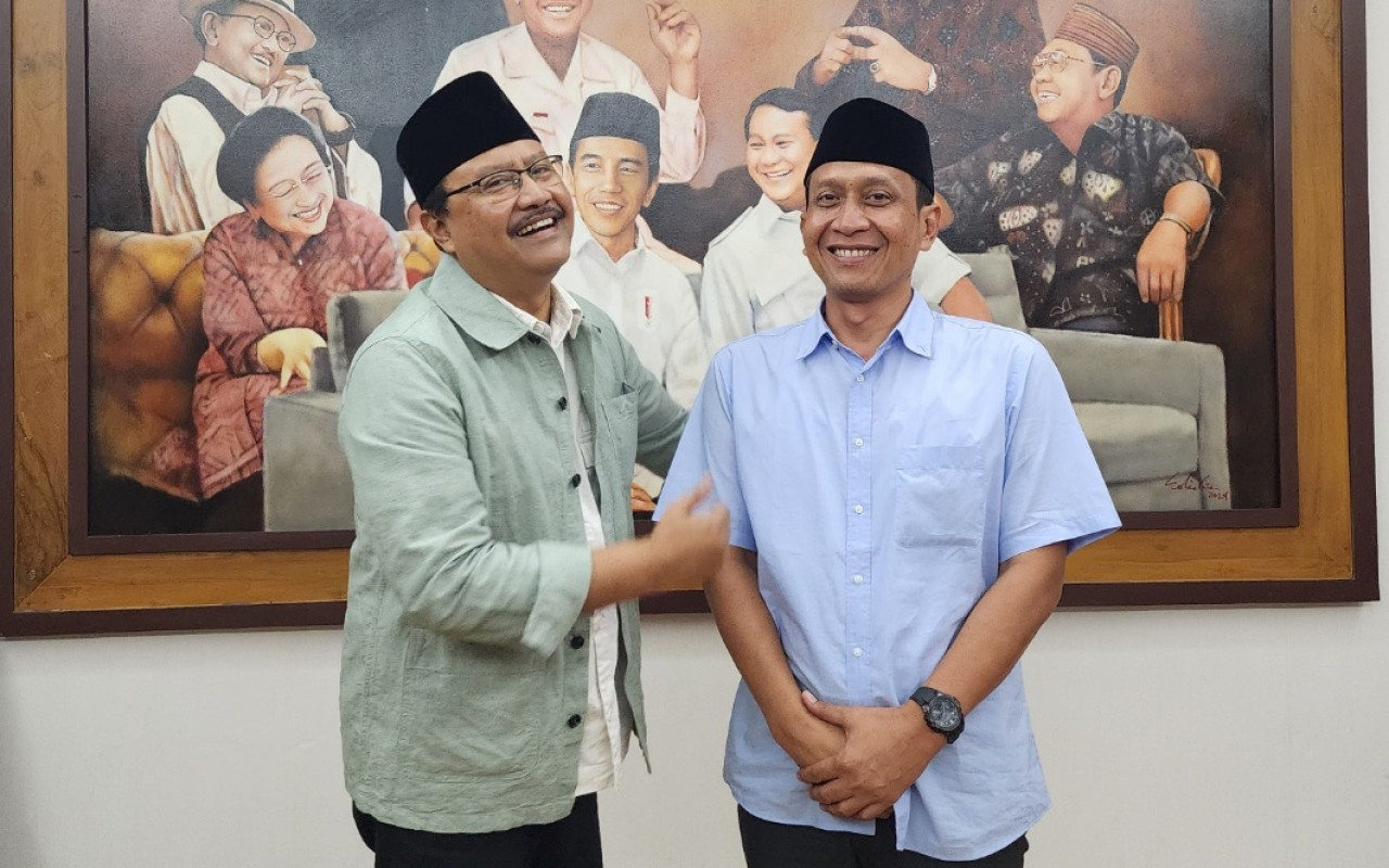Momen keakraban Gus Ipul dan Setyo Wahono. (Foto: WAG)